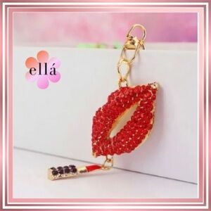 ELLA’ Women’s “Lips” 💋 Purse Charm